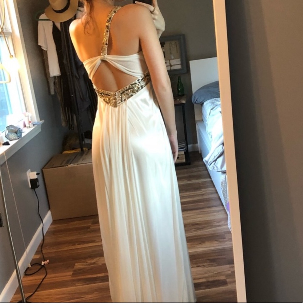 MY MICHELLE white prom dress SZ 13